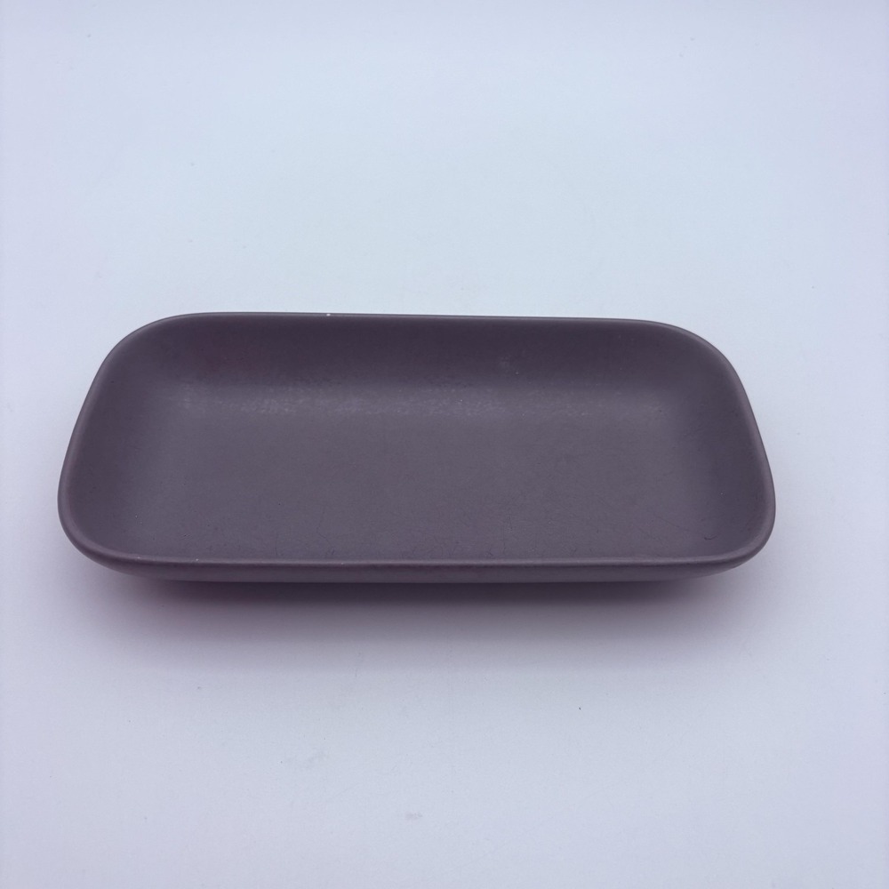 RAK Porcelain Rectangular Small Plate Modern Matte Gray Serving Tray Dish